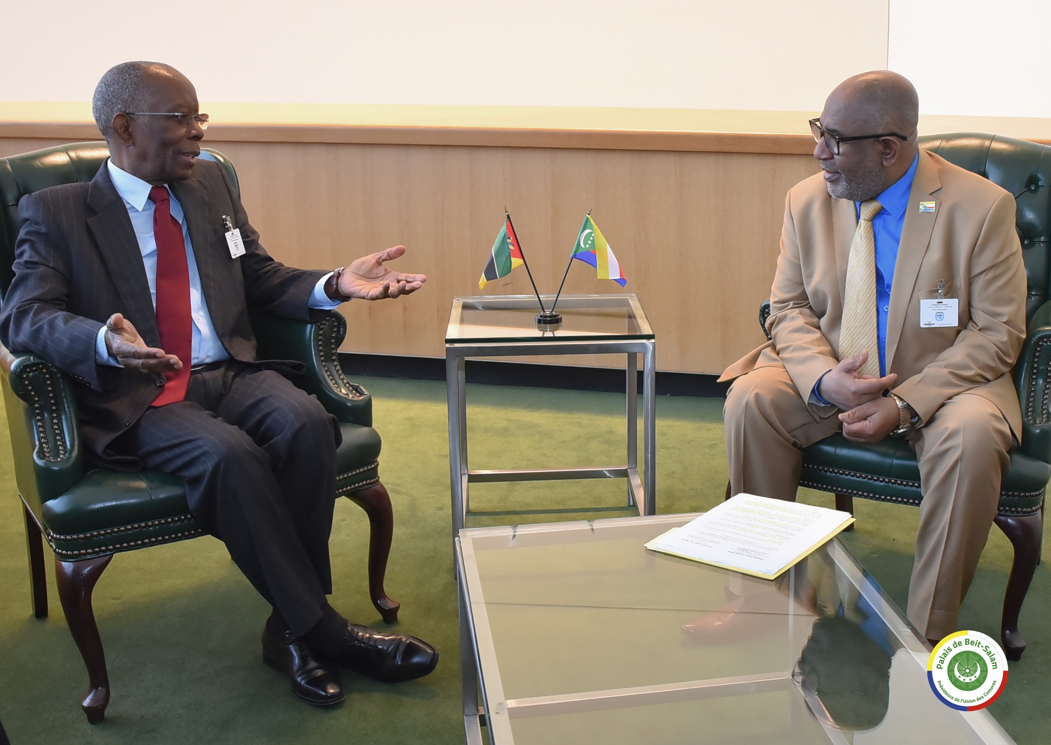 Le Président de la République, AZALI Assoumani, s’est entretenu avec le Premier Ministre de la République de Mozambique